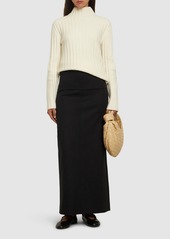 Proenza Schouler Adriana Wool Twill Suiting Long Skirt