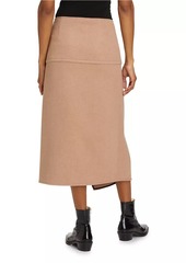 Proenza Schouler Aida Wrap Wool Midi-Skirt