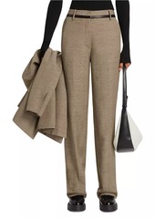 Proenza Schouler Aidan Melangé Straight-Leg Pants