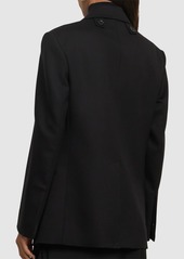 Proenza Schouler Archer Wool Twill Suiting Blazer