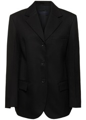 Proenza Schouler Archer Wool Twill Suiting Blazer