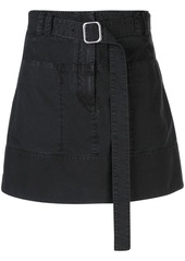 Proenza Schouler belted A-line skirt