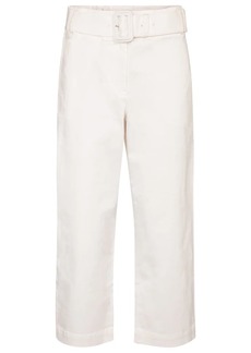 Proenza Schouler Belted high-rise cotton pants