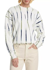 Proenza Schouler Blake Tie-Dye Stripe Sweatshirt