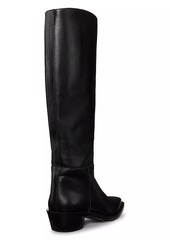 Proenza Schouler Bronco Leather Knee-High Boots