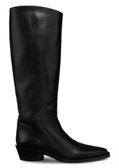 Proenza Schouler Bronco Leather Knee-High Boots