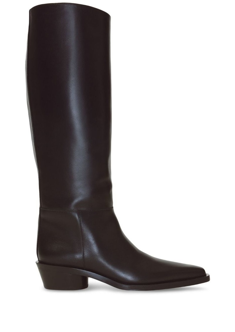 Proenza Schouler Bronco leather tall boots