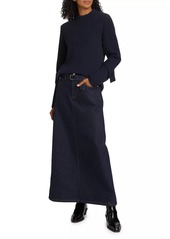 Proenza Schouler Calder Stretch Denim Maxi Skirt