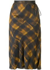Proenza Schouler check-pattern midi skirt