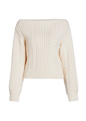 Proenza Schouler Chunky Cable Knit Sweater