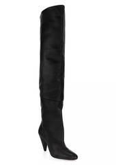 Proenza Schouler Cone 85MM Leather Over-the-Knee Boots