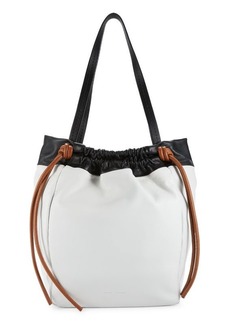 Proenza Schouler Contrast Leather Shoulder Bag