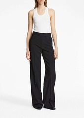 Proenza Schouler crepe pressed-crease tailored trousers