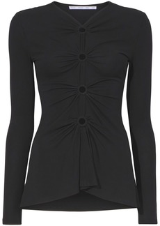 Proenza Schouler cut-out detailed long-sleeved top