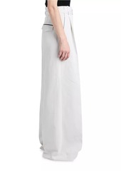 Proenza Schouler Dana Belted Wide-Leg Pants