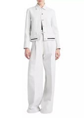 Proenza Schouler Dana Belted Wide-Leg Pants