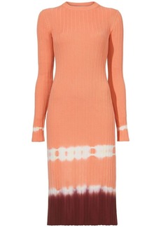 Proenza Schouler dip-dye ribbed-knit dress