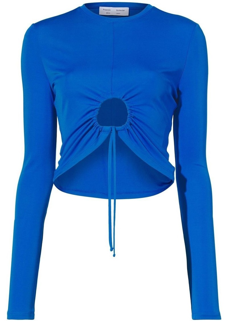 Proenza Schouler drawstring long-sleeved top