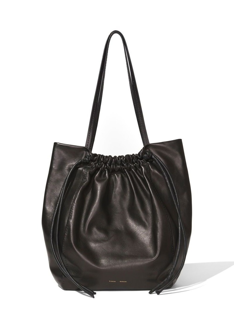 Proenza Schouler drawstring leather tote bag