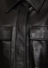 Proenza Schouler Dylan Glossy Leather Jacket