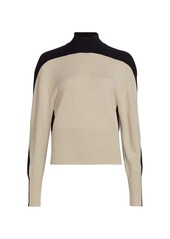 Proenza Schouler Eco Cashmere Bi-Color Turtleneck Sweater