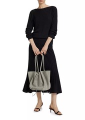 Proenza Schouler Eden Merino Wool-Blend Pleated Midi-Dress