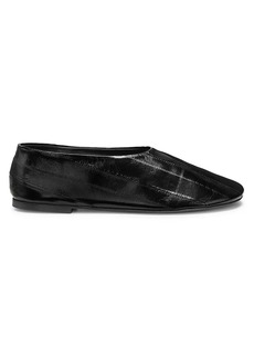 Proenza Schouler Eel Skin Glove Slippers