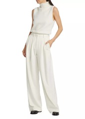 Proenza Schouler Eleanor Pleated Crepe Pants