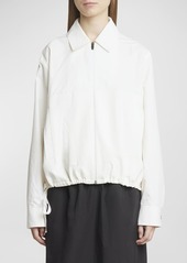 Proenza Schouler Emerson Washed Poplin Side-Tie Jacket