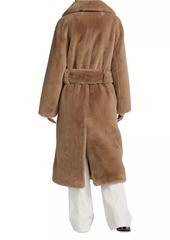 Proenza Schouler Faux Fur Belted Coat