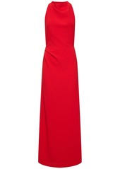 Proenza Schouler Faye Backless Matte Crepe Long Dress