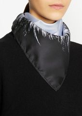 Proenza Schouler Feather Dot-print silk scarf