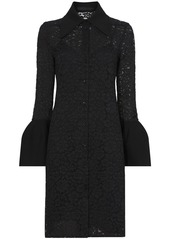 Proenza Schouler floral lace shirtdress