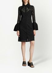 Proenza Schouler floral lace shirtdress