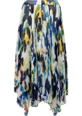 Proenza Schouler floral-print pleated midi skirt