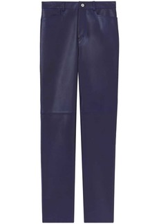 Proenza Schouler leather straight-leg trousers