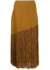 Proenza Schouler fringed knitted skirt