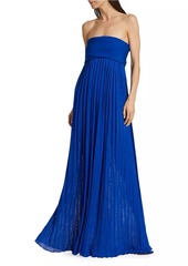 Proenza Schouler Glossy Knit Strapless Maxi Dress