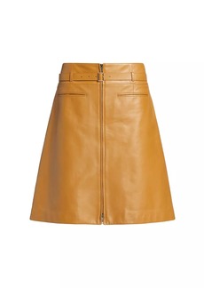 Proenza Schouler Glossy Leather Skirt