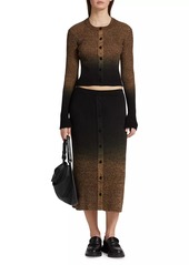 Proenza Schouler Gradient Marl Knit Midi-Skirt