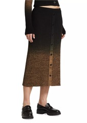 Proenza Schouler Gradient Marl Knit Midi-Skirt
