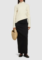 Proenza Schouler Haven Wool Blend Rib Knit Sweater