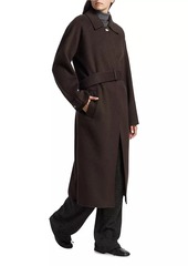 Proenza Schouler Juliette Brushed Wool-Blend Long Coat