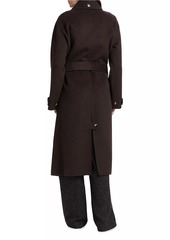 Proenza Schouler Juliette Brushed Wool-Blend Long Coat