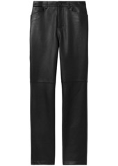 Proenza Schouler leather straight-leg trousers