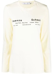 Proenza Schouler logo-print long-sleeve T-shirt