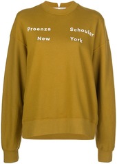 Proenza Schouler logo print sweatshirt