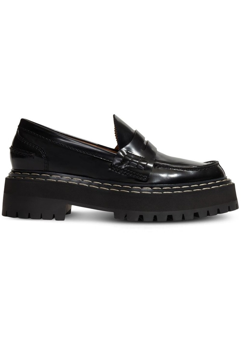 Proenza Schouler lug-sole leather loafers