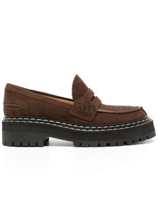 Proenza Schouler lug-sole platform leather loafers