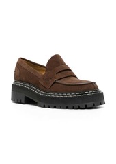 Proenza Schouler lug-sole platform leather loafers